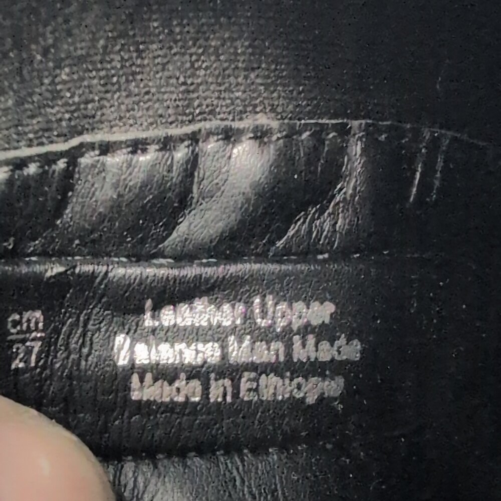 Naturalizer Black Leather Wedge Ankle Booties Size 10 - Picture 10 of 10